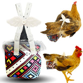 Couches Revoloza 3D pour poulet — poche étanche évitant les fuites.