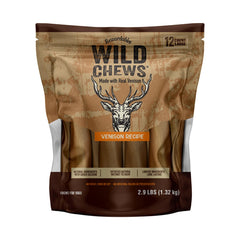 Rewardables Friandises Sauvages Venaison, emballage visible, pratique et naturel.