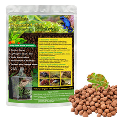 Riare billes argile expandees pour terrarium, drainage efficace et léger.