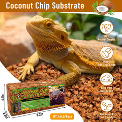 Riare Substrat coco brique compressée — expansion facile avec eau