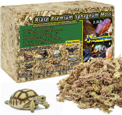 Riare Mousse sphagnum naturelle dans son emballage, prêt à l’emploi pour terrarium.
