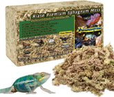 Riare mousse sphagnum premium pour reptiles, substrat absorbant et durable.