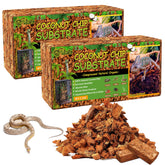 Riare substrat coco reptile 2-pack: substrat naturel pour terrarium.