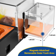 Rocheries et plantes intégrées dans le Nid Formicarium Rimsunta Extra-Large