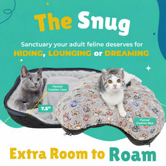 RINGTAIL Peekaboo coussins flanelle amovibles, chaleur douce pour sieste
