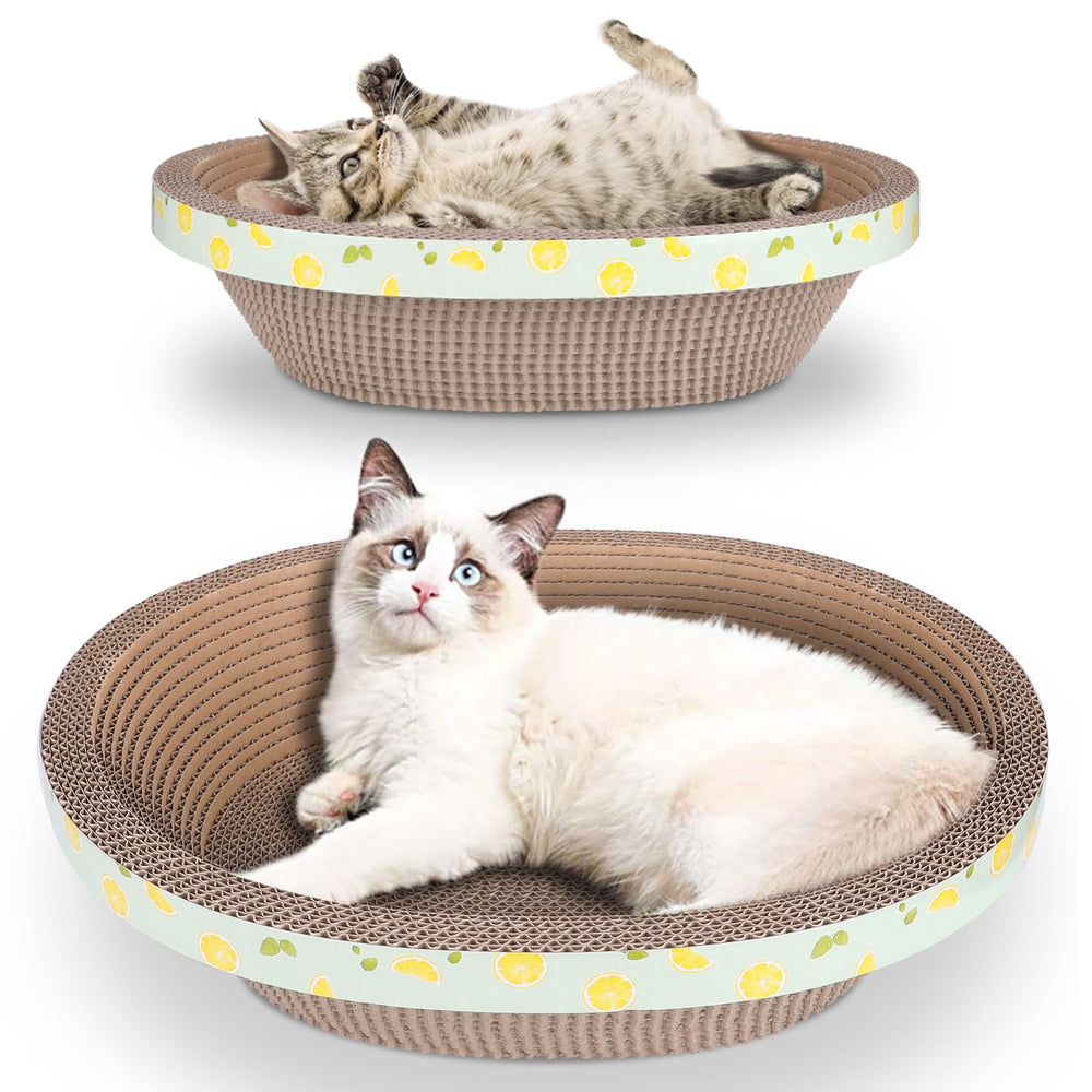 ROMOHOM grand nid chat ovale 19,5 pouces pour se blottir paisiblement
