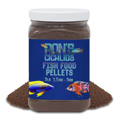 RON'S CICHLIDS Mbuna Blend Pellets emballage pratique, facilité de conservation de la fraîcheur.