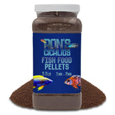 RON'S CICHLIDS Juvie Blend: pellets visibles et riches en protéines pour croissance juvénile