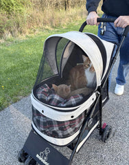 ROODO chariot animaux pliable et leger, transport facile lors des sorties quotidiennes.