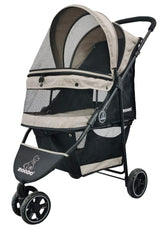 ROODO poussette trois-roues pour animaux, avant: sortie facile et confortable.