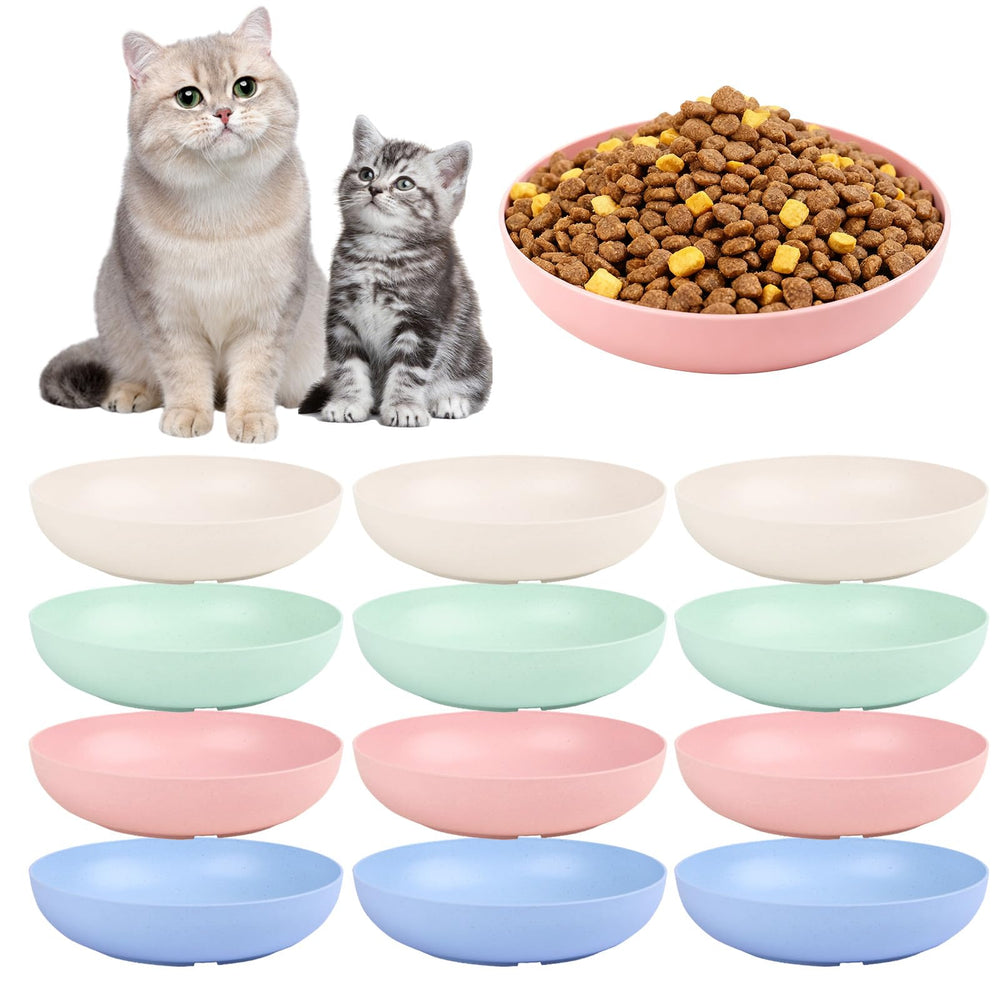 Bols RoseYouth colorés pour chats, stimulant l'appétit.
