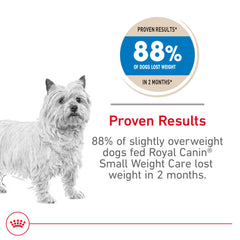 Royal Canin – croquettes petit chien en gros plan, satiété et alimentation ciblée.