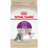 Royal Canin Felin sensible digestion – croquettes triple-formes stimulent l'appétit.