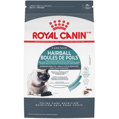 Sac Royal Canin Feline Care Hairball Care, avant: aperçu du sac soutenant la digestion potentielle.