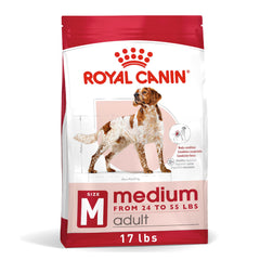 Royal Canin Size Health Nutrition croquettes croquantes pour chien moyen adulte favorisant une alimentation complète.