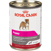 ROYAL CANIN pâté en sauce pour chiots dans un bol, texture appétente.