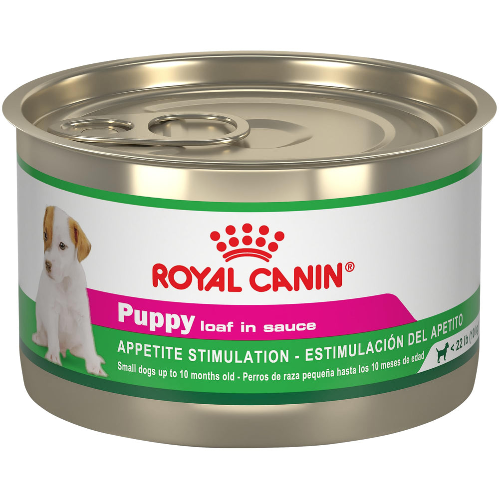 ROYAL CANIN Pâté en sauce pour chiots – emballage visible et pratique pour l’achat