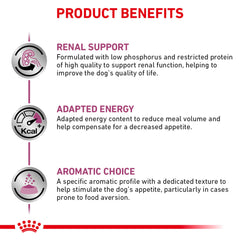 Royal Canin Renal Support T pâté arômes riches pour faciliter les repas.