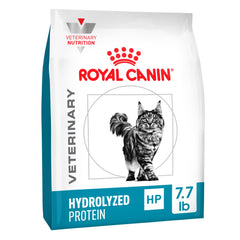 Royal Canin Feline HP: emballage croquettes hydrolysées pour sensibilités.