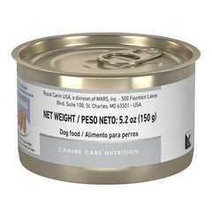 Étiquette Weight Care de Royal Canin montrant les informations nutritionnelles.