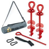 Royal Paws piquet attache chien gros exterieur – robuste et sûr pour grands chiens