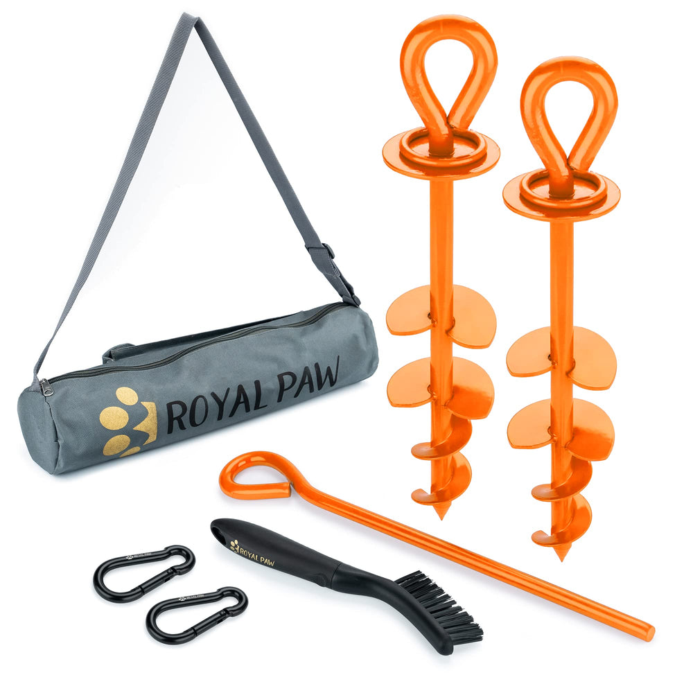 ROYAL PAW piquet d'attache chien extérieur robuste et installation facile