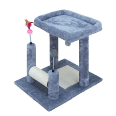 Roypet poste griffage sisal gris — base stable pour jeux actifs.