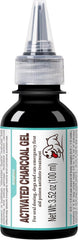 ROZJOVU Gel Charbon Actif Chiens - flacon 100 ml, absorption rapide des toxines.