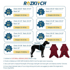 ROZKITCH combinaison hivernale quatre-pattes: protection lors des sorties froides