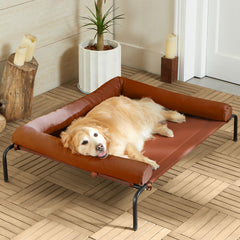 Lit-chien-surleve-refroidissant: ventilation accrue et confort estival.