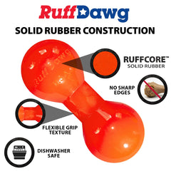 Ruff Dawg Big Dawg caoutchouc sûr et resistant pour chiens agressifs.