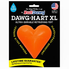 Couleurs néon Ruff Dawg-Hart XL améliorent la visibilité en extérieur.