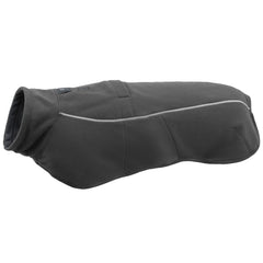 Ruffwear Climate Changer, vue d’ensemble montrant la veste légère et chaude pour chien.