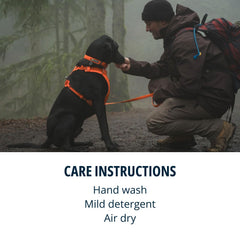 Harnais Ruffwear Front Range, mousse-poitrine pour éviter les frottements pendant les longues balades.