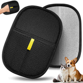 Gant anti-poils Ruistarhuan utilisé sur chiens et chats pour attirer les poils.