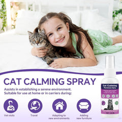 RUNMAT spray apaisant chat, phéromones, aide le calme lors des visites vétérinaires.