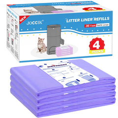 RUZAKO sacs refill litière 36 pieds pack4, durables et pratiques pour votre chat.
