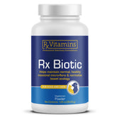 Rx Vitamins Rx Biotic, bouteille-probiotique, soutien digestif potentiel pour chiens et chats.