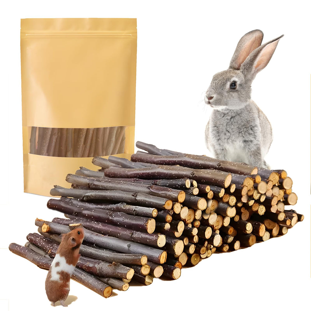 Sadaunbe bâtons pomme bio 600 g pour petits animaux, stimulation de la mastication
