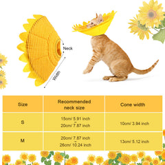 Sadnyy collier Sunflower réglable, adapté aux petites tailles.
