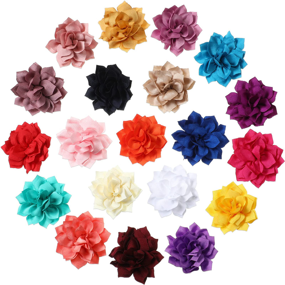 Saintrygo: fleurs décoratives pour collier chien multicolores, parfaites pour sorties et photos.