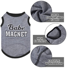 Saintrygo t-shirt chien texte amusant pour un style ludique.