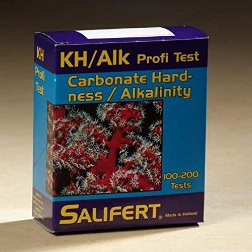 Salifert KH et Alcalinité, kit de vérification précis pour l'alcalinité de l'aquarium.