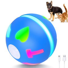Salodal balle interactive en mouvement roulant, stimule l'instinct de poursuite du chien.