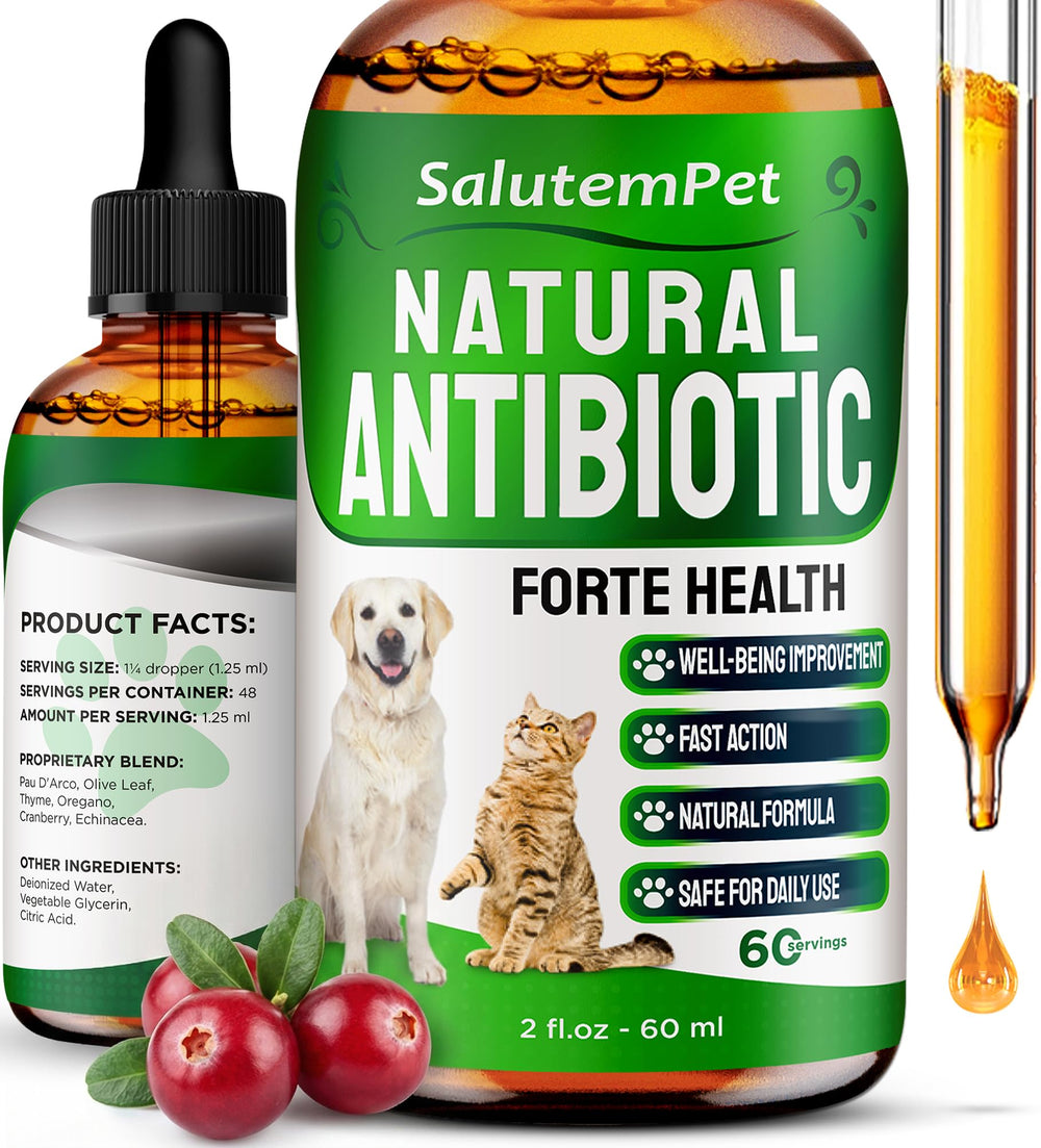 SalutemPet bottle liquide chien, soutien doux du système digestif.