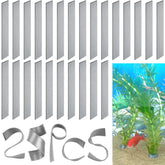 SANJHFF poches poids pour plante d'aquarium ensemble 25 pièces, stabilise les plantes.