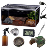 SANOSY terrarium Reptile vue d’ensemble montrant l’espace de vie clair et organisé.