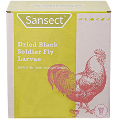 SANSECT larves mouche soldat noire seches, proteines pour volailles et poissons.