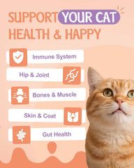 SANTKOL collagène chat - peau et poils sains, éclat naturel