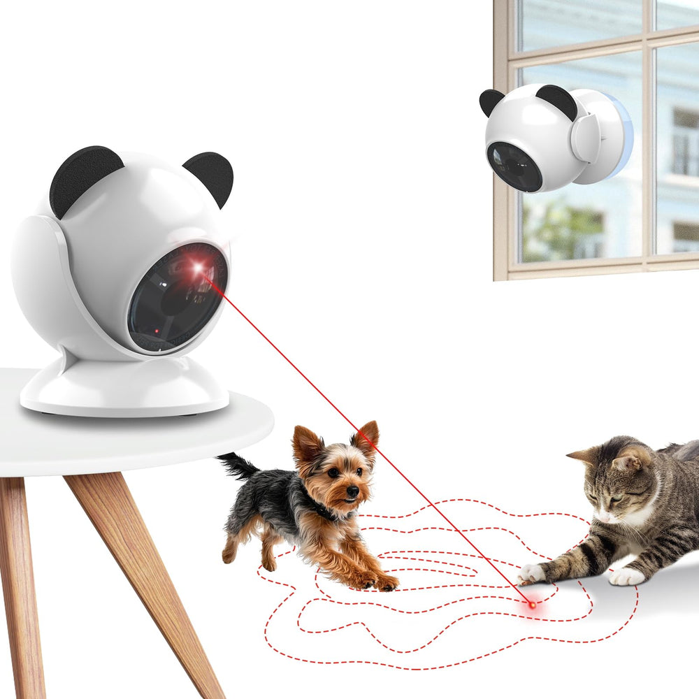 Saolife jouet laser pour chat intérieur avec trajectoire aléatoire stimulant le jeu.
